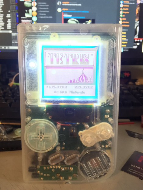 The Game Boy Ben Sparks originally picked up at this year’s Magfest in Baltimore, MD after adding a backlight to it.